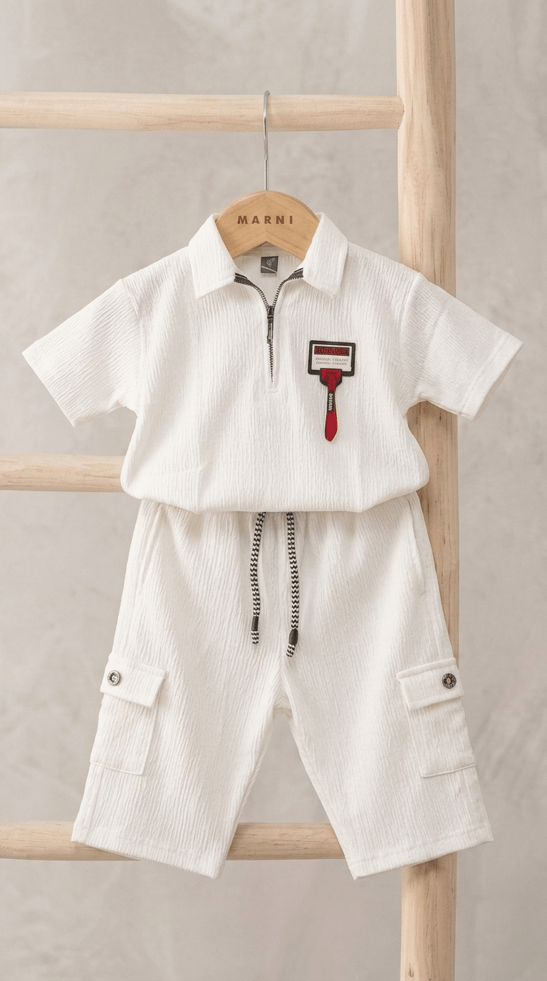 2 Pcs Boys Co - ord Set - Luna kids2 Pcs Boys Co - ord Set