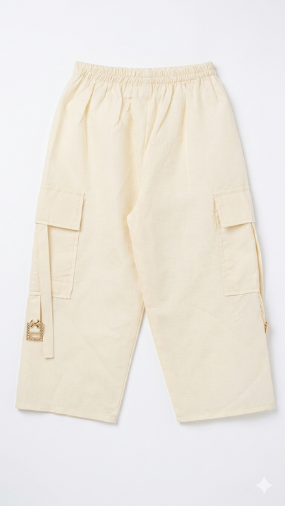 2 Pcs Ethnic Kurta with Cargo Pant