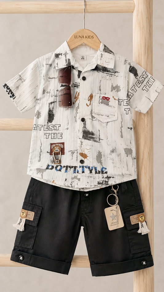 Dott Tyle Shirt & Shorts + Glasses