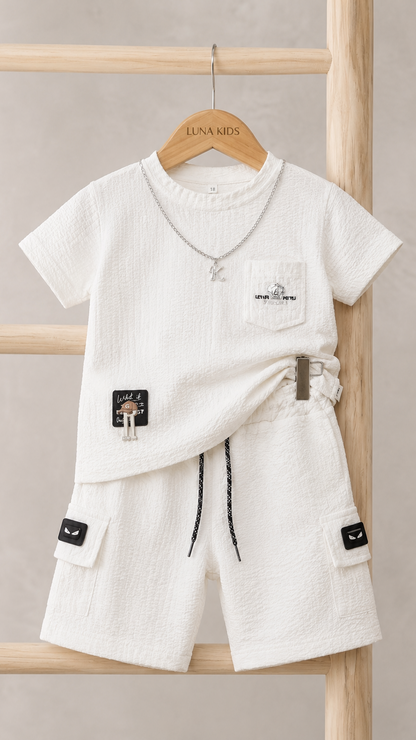 "King" stretchable 2 Pcs outfit