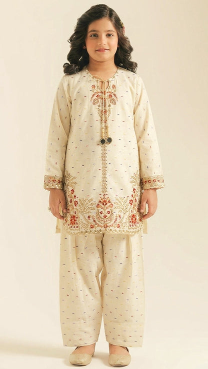 2 Pcs Ethnic Kurta & Farshi Shalwar
